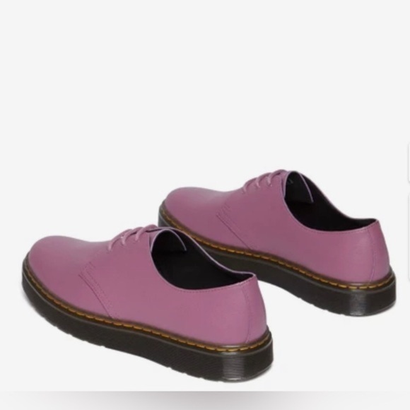 Dr. Martens purple Zavala Lo Oxford lace up low platforms size 9 brand new - Picture 3 of 8